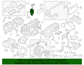 Air quality sensor BMW 5 F10 11-16