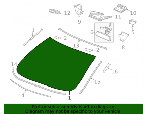 Honda Civic XI FE/FL 22-26 5d Windshield