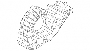 Heater assembly Audi Q7 4L 10-15 rear row
