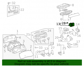 Lexus GX470 03-06 Mirror Control