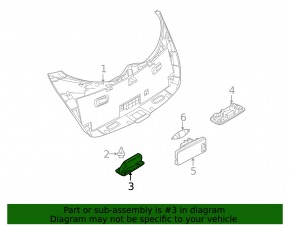 Nissan Murano z51 09-14 trunk handle