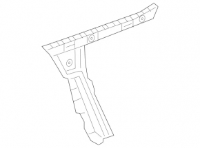 Blind Spot Sensor Bracket (BSM) Left Mercedes C-Class W205 19-21