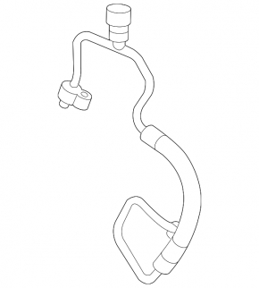 Air conditioning condenser-compressor pipe for Mazda3 MPS 09-13