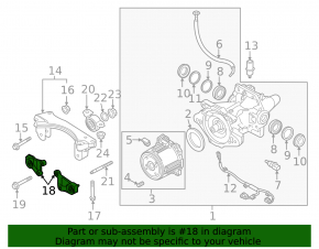 Rear axle support bracket right Mazda CX-30 20- 2.5 AWD
