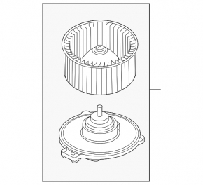 Mazda CX-7 06-12 Heater Fan Motor
