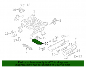 Ford Escape MK3 17-19 Passenger Seat Control Unit
