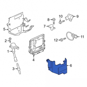 Ford Bronco Sport 21-25 1.5T Engine Computer ECU Block Cover