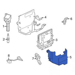 Ford Bronco Sport 21-25 1.5T Engine Computer ECU Block Cover