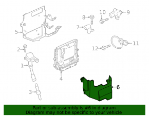 Ford Bronco Sport 21-25 1.5T Engine Computer ECU Block Cover