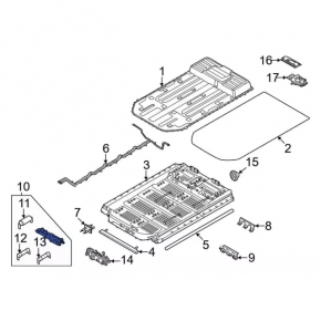 Ford Mustang Mach-E 21-23 AWD Extended Range Fuse Box Assembly