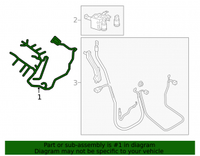 Engine wiring for Audi A4 B9 17-19 2.0T