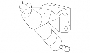 Left headlight washer nozzle for Mercedes X164 GL W164 ML