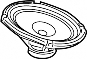 Speaker door front right Nissan Pathfinder 13-20 dented