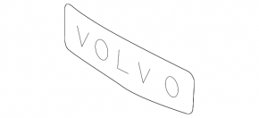 Emblem inscription VOLVO radiator grille Volvo V60 15-18