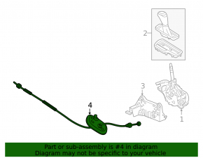 Chevrolet Cruze Shift Cable 16-