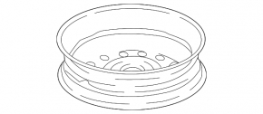 Honda Accord 13-17 R17 135/80 spare tire