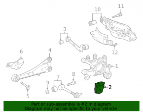 Rear left shock absorber bracket Lexus NX200t NX300 NX300h 15-21 for adjustable suspension