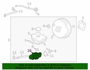 Master brake cylinder Porsche Macan 17-18 2.0T for black calipers