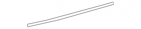 Rear bumper molding central Lexus ES 19-