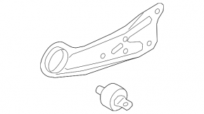 Rear right longitudinal arm Kia Forte 20-24 FEBEST