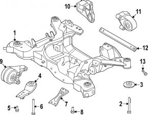Nissan Ariya 23-25 Rear Subframe Bracket
