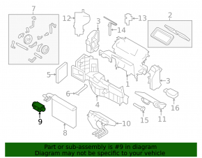 BMW X5 F15 16-18 Plug-in Air Conditioning Heater Valve
