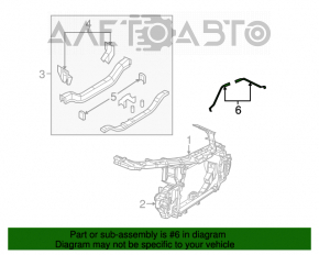TV strut right Chrysler 200 11-14