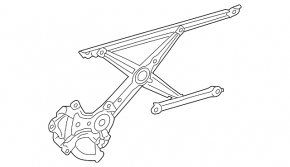 Front left window lift mechanism for Lexus ES250 ES300h ES350 19-26