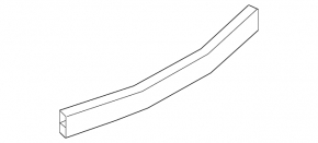 Infiniti G25 G35 G37 4d 06-12 Rear Bumper Reinforcement