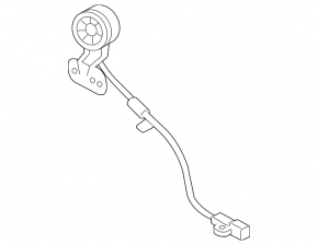 Front right tweeter Lexus IS250 IS300 IS350 06-13 in the door, small