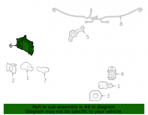 Radar cruise Toyota Camry v70 18-24 with bracket