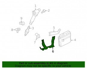 Toyota Sienna 11-16 Engine Computer ECU Bracket