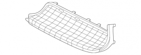 Lower left radiator grill for Mercedes W167 GLE 350 450 20-23 with camera, AMG pack