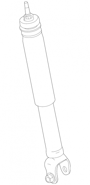 Rear left shock absorber Ford Taurus 13-20