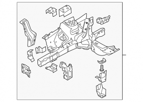 Front right quarter Ford Explorer 16-19