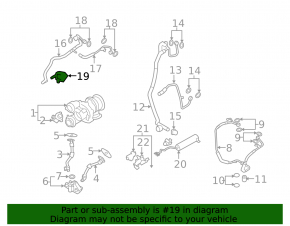 Auxiliary cooling pump BMW X5 F15 14-18 turbo 4.4T with bracket