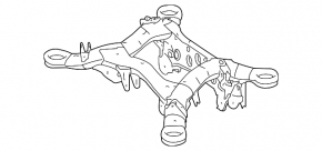 Subframe rear Mercedes W164 ML X164 GL