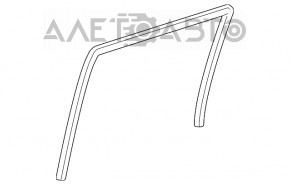 Rear left glass seal Mercedes W164 ML