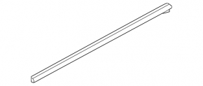 Door-glass molding, center rear right, Chevrolet Volt 16 - matte