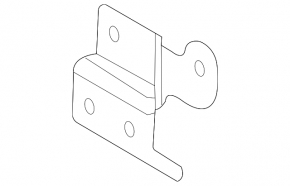 Radiator bracket automatic transmission Toyota Sienna 21-25