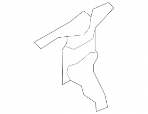 Hood hinge left BMW X5 X6 E70 E71 07-13