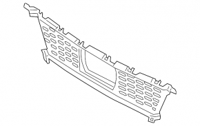 Lower grille front bumper central BMW 3 G20 19-22 without radar, M Sport