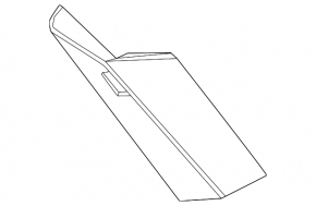 Rear pillar trim in front of the right window BMW i4 22-26 black
