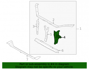 TV side panel left Subaru Forester 2013