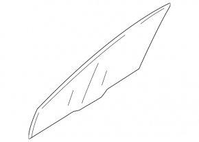 Mitsubishi Outlander 14-22 front left door glass
