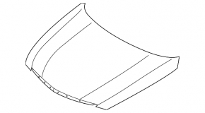 Naked hood Hyundai Sonata 11-15