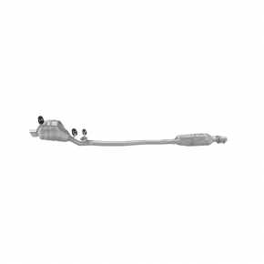 Exhaust line, middle part with barrel, right, Jeep Grand Cherokee WK2 14-20 3.6, 2 pipes