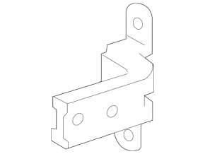 Door hinge lower rear right Lexus CT200h 11-17