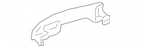 Door handle outer rear left Toyota Rav4 13-17 keyless