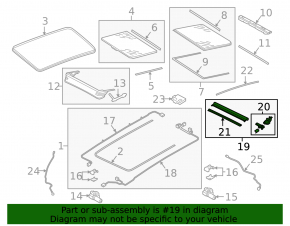 Audi Q5 panoramic blind 80A 18-24 black